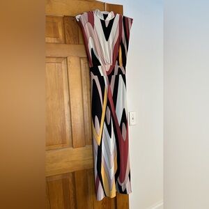 Donna Morgan Multicolor Geometric Dress